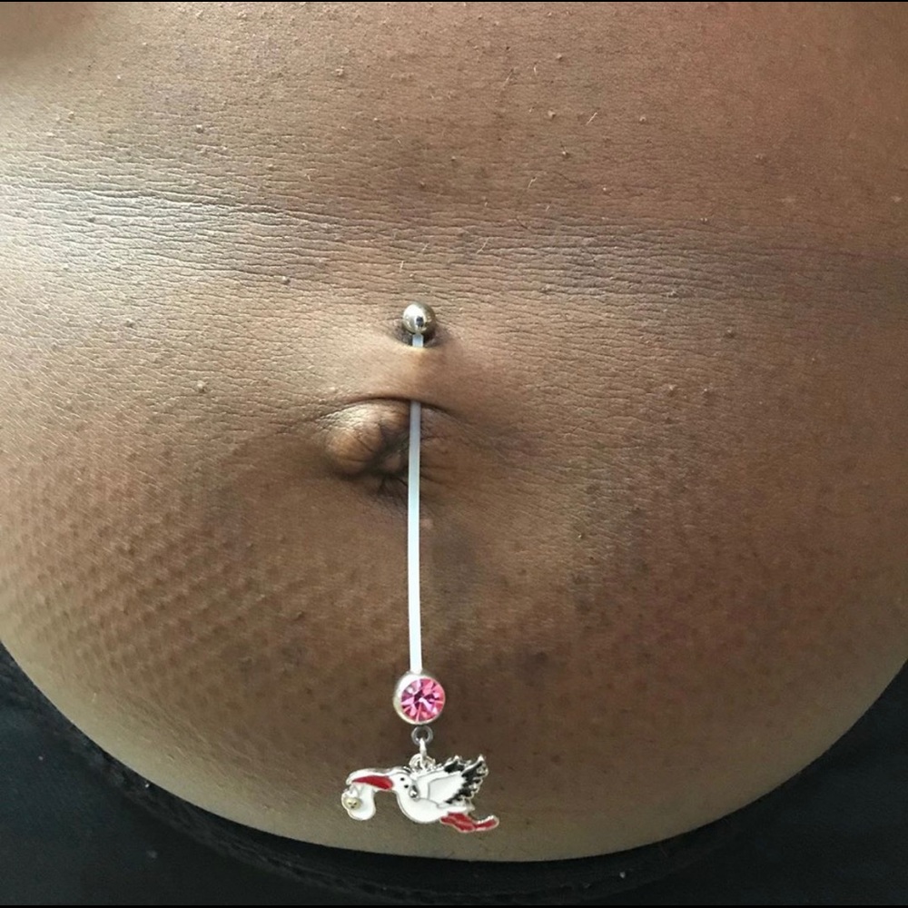 Stork Belly Ring